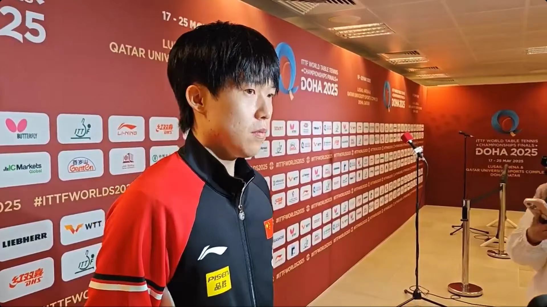 奥地利乒乓球队完胜比利时乒乓球队，张继科统治全场